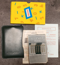 ADDIATOR DUPLEX ALU No.47 - calcolatrice meccanica in alluminio