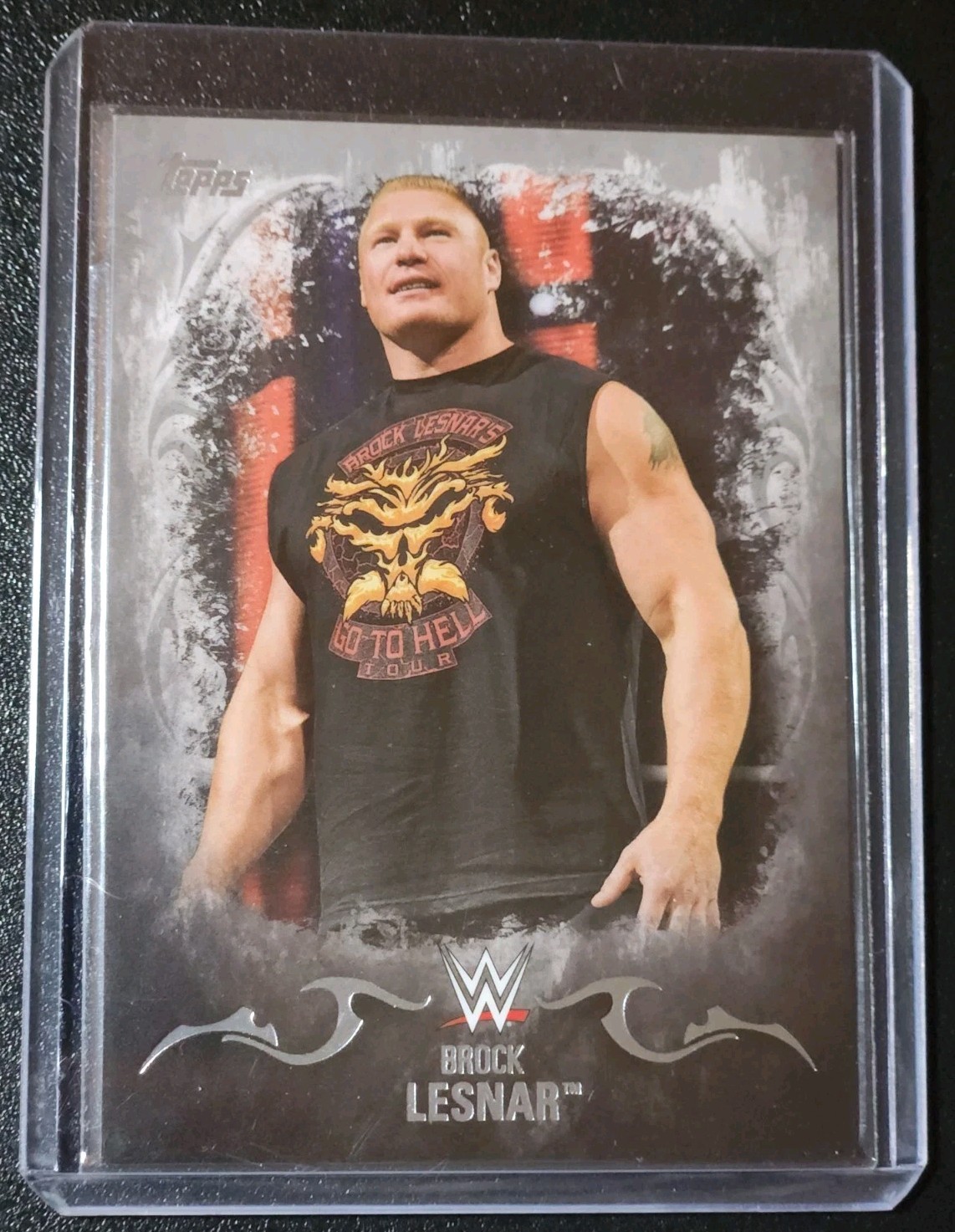 2016 Topps WWE Undisputed #6 Brock Lesnar Silver /50 Legend