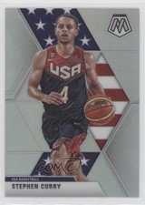 2019-20 Panini Mosaic USA Basketball Silver Prizm Stephen Curry #260 we1