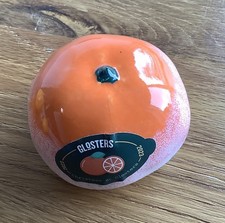 Glosters Pottery SATSUMA orange TANGERINE Mev PORTHMADOG Christmas WALES