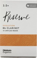 D'Addario Organics Reserve Evolution Bb Clarinet Reeds - 3.5  10-pack 