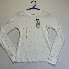 Alpine Design Women's Peak Long Sleeve Waffle Shirt White XS  NWT