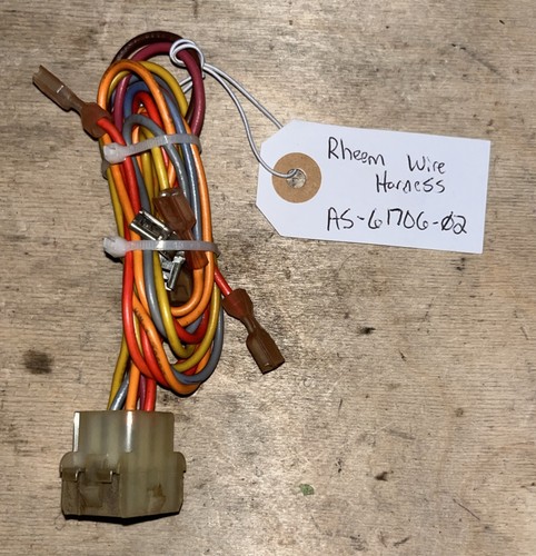 Rheem AS-61706-02 Wire Harness USED **TESTED**