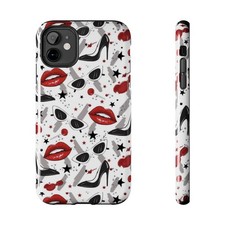 iPhone 17 16 15 14 13 12 11 Air Plus Pro Max Mini Tough Case Lips Nails Feminine