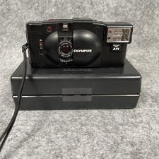 Olympus XA2 35mm Rangefinder Film Camera w/ A11 Flash Japan Tested Working