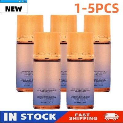 1~5pcs Organic Golden Castor Oil Roll-On With Rose Quartz For Skin,Hair&Wrinkle