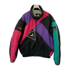Vtg Dainese 48 Nylon Jacket Italy Colorblock Motorcycle Style Men’s XL #204
