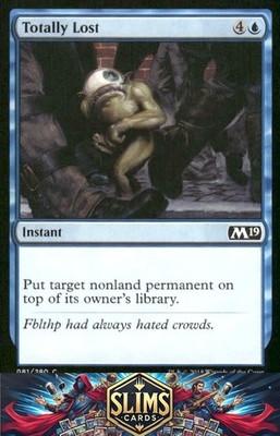 Magic the Gathering MTG Core Set 2019 Totally Lost #81 Buy 2 Get 1