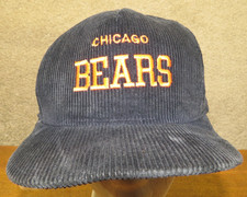 VTG Chicago Bears Corduroy NFL Football Team Trucker adjustable hat