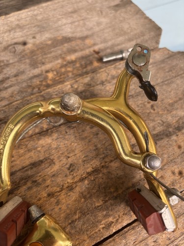 Gold Dia Compe 1020 BMX Calipers & Levers 81 Front & Rear Cruiser Old School - Picture 11 of 13