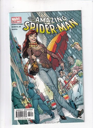 Amazing Spider-Man #51 (#492) Marvel Comics 2003 J. Scott Campbell cover NM-