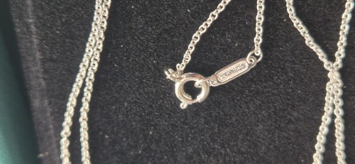 Tiffany & Co Sterling Silver Red Heart Tag Pendant Necklace Used - Picture 13 of 13