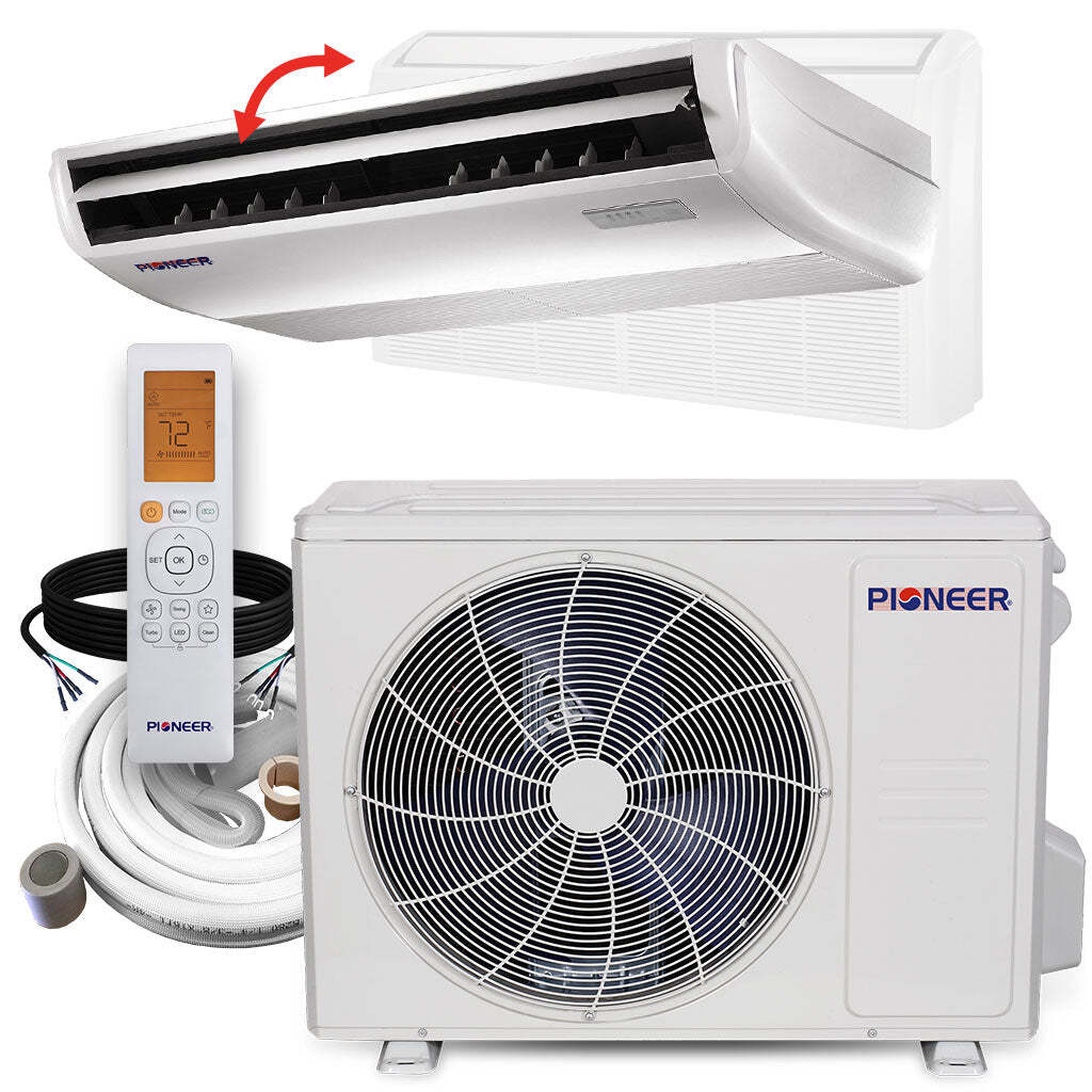 PIONEER 24000 BTU 20 SEER Inverter Floor/Ceiling Ductless Split Heat Pump  +Kit | eBay