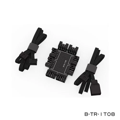 Bykski Spliter For Professionally Use 5V A-RGB Lighting System HUB B-TR-1TO8