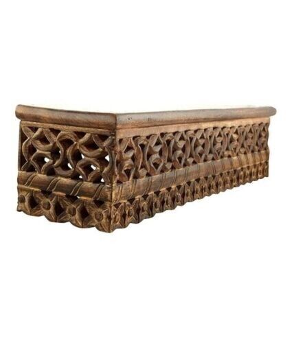 Wood Hand Carved wall Shelves Wall bracket Wood/New Design wood carving shelf - Picture 3 of 8