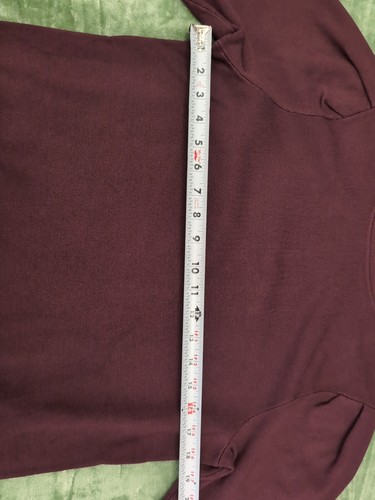 Alfani - Elbow Sleeve Turtleneck Sweater - Women - Plus - 0X - Rich Malbec - Picture 2 of 3