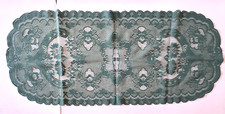 Green Lace Christmas Table Runner 13 x 36