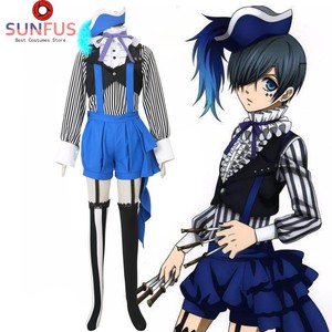 Details About Black Butler Ciel Phantomhive Black Butler Book Of Circus Cosplay Costume
