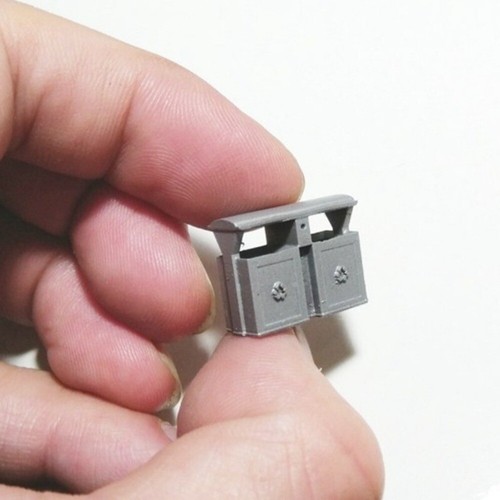 1/64/87 Diorama Trash Can Model City Street Garage Workshops Scene Display Model - Picture 39 of 56