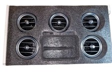 Set Mercedes-Benz W205 Lüftungsdüsen Lüftungsgitter vorne silber