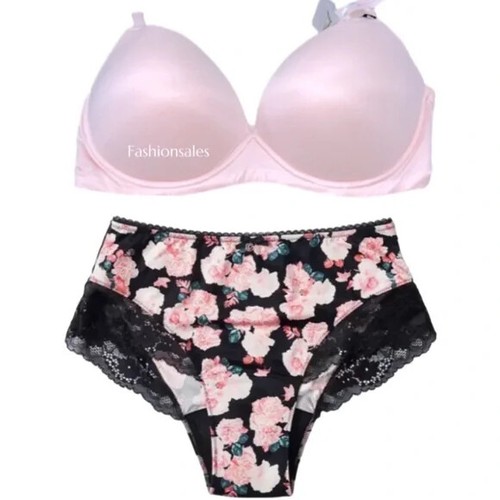 Victorias Secret Supersoft Body Maternity Set Nursing Wireless Bra & Shortie New - Picture 2 of 14