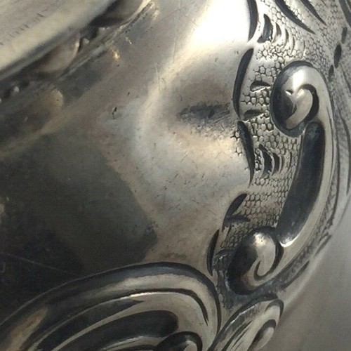 Great Floral Coin Silver by Ball,Thompkins & Black Large Floral Cup- 3 7/8" - 第 8/9 張圖片