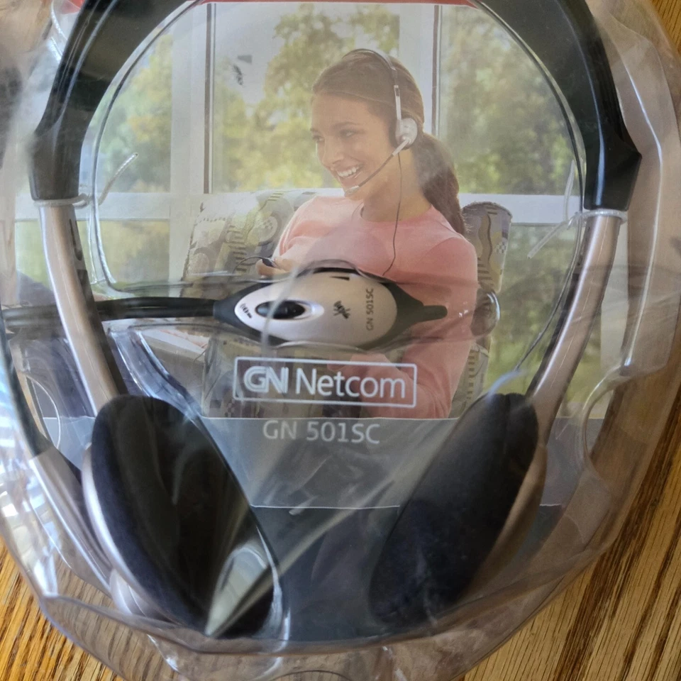 NEW GN Netcom 501SC Stereo PC Over-The-Head Headset in Original Packaging - Image 2 of 4