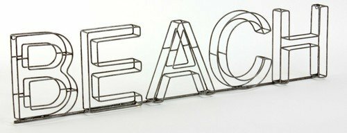Beach Wire Sign - wire
