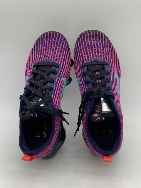 Nike Air Vapormax Flyknit 3 GS Blackened Blue Kinetic Green Bq5238 402 Size 6y for sale online 