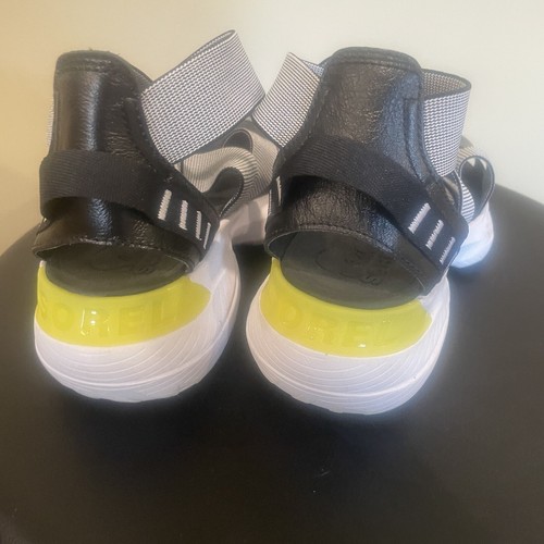 Sorel 8.5 Explorer Blitz Multistrap Sandal Sport Active Black White Comfort - Picture 4 of 8