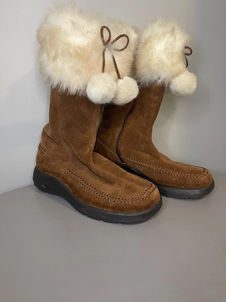 Aerosoles Winter Boots Size: 5.5 Brown With Fur - Изображение 2 из 4