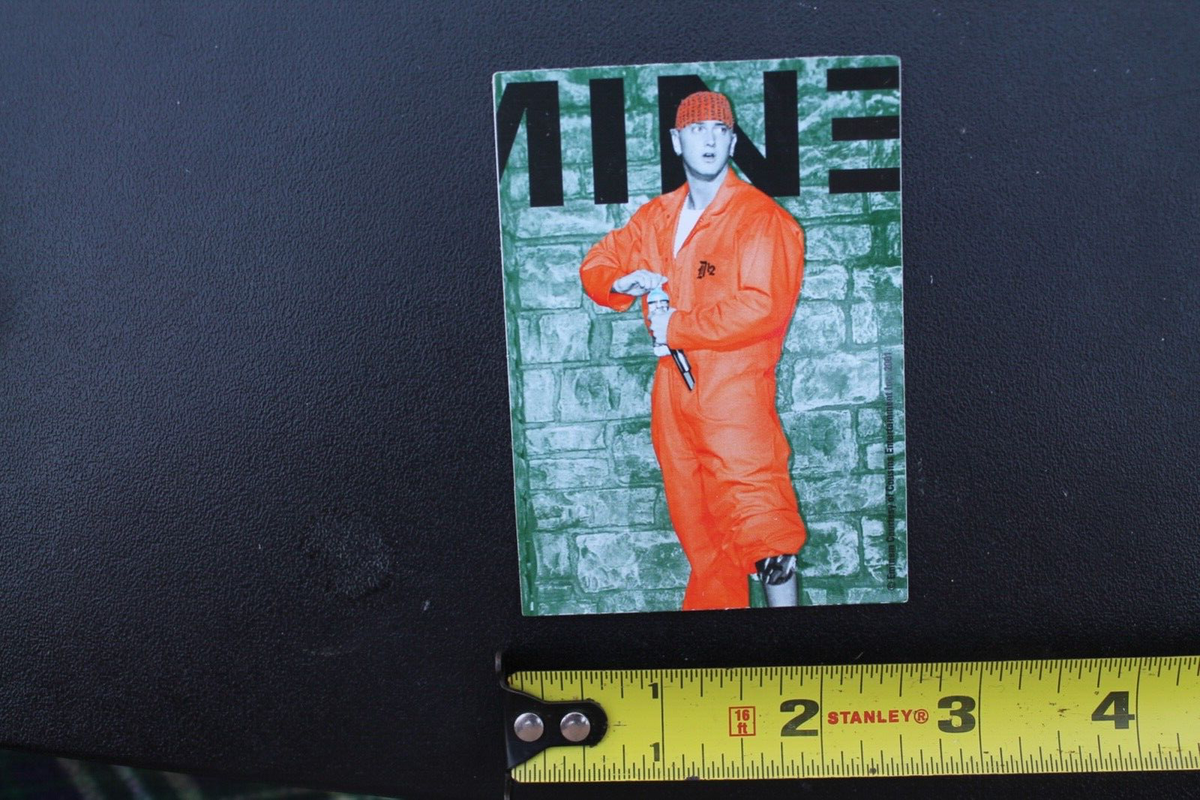 エミネム EMINEM D12 ポスター 2001年製 Eminem Marshall Mathers Slim Shady Dre D12 Rap Chainsaw 2001