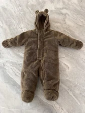 Falls Creek Baby Bear Bunting Snow Winter Suit Size 6-9 Months