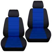 Front set car seat covers fits Ford EcoSport  2018-2020  black and dark blue