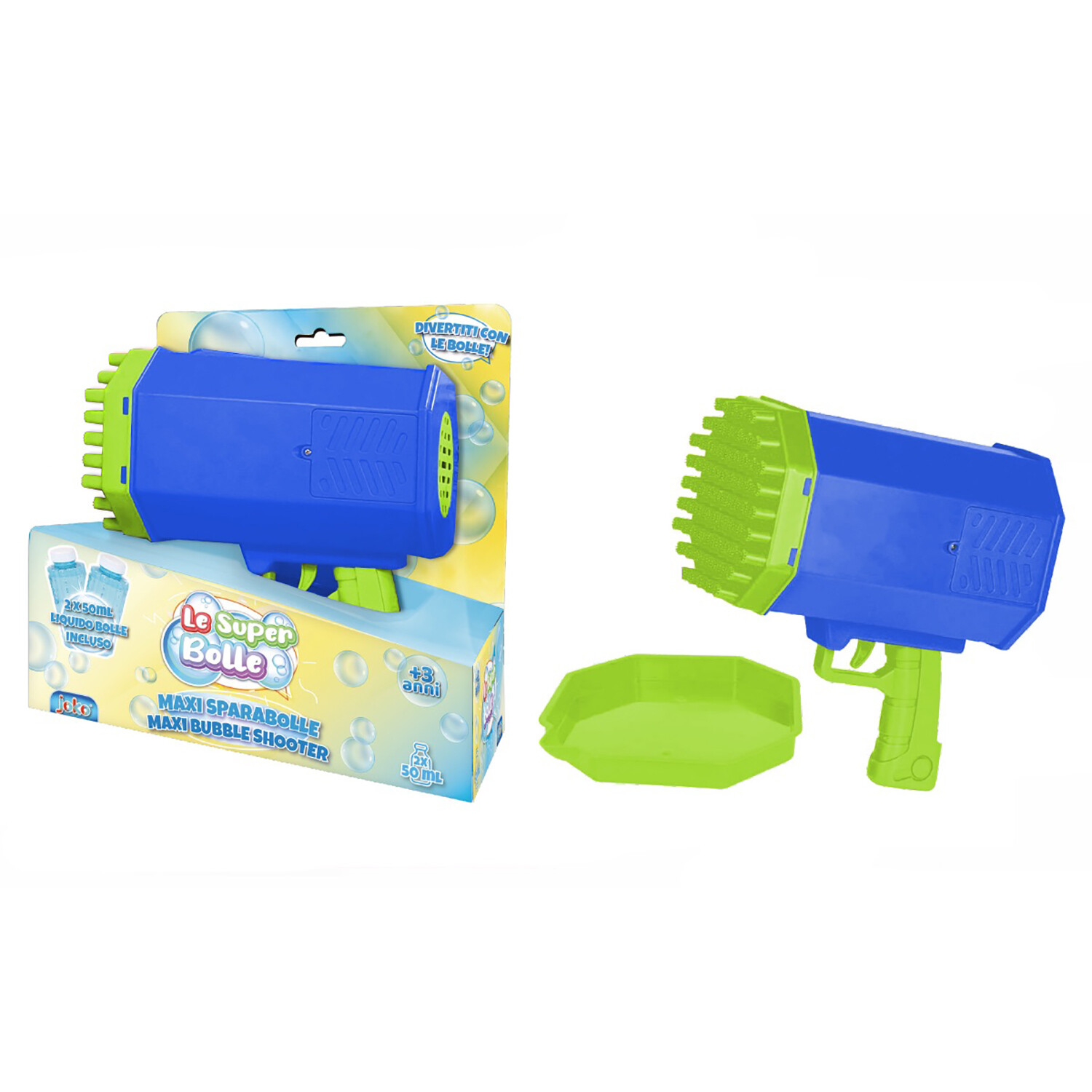 Pistola Sparabolle 50 Ml A Pile 69 Fori  . - X47060 GIODICART