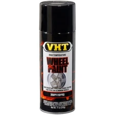 	Rim Paint Black Can For Wheel Aluminum High Heat Steel Gloss Spray Auto Car	