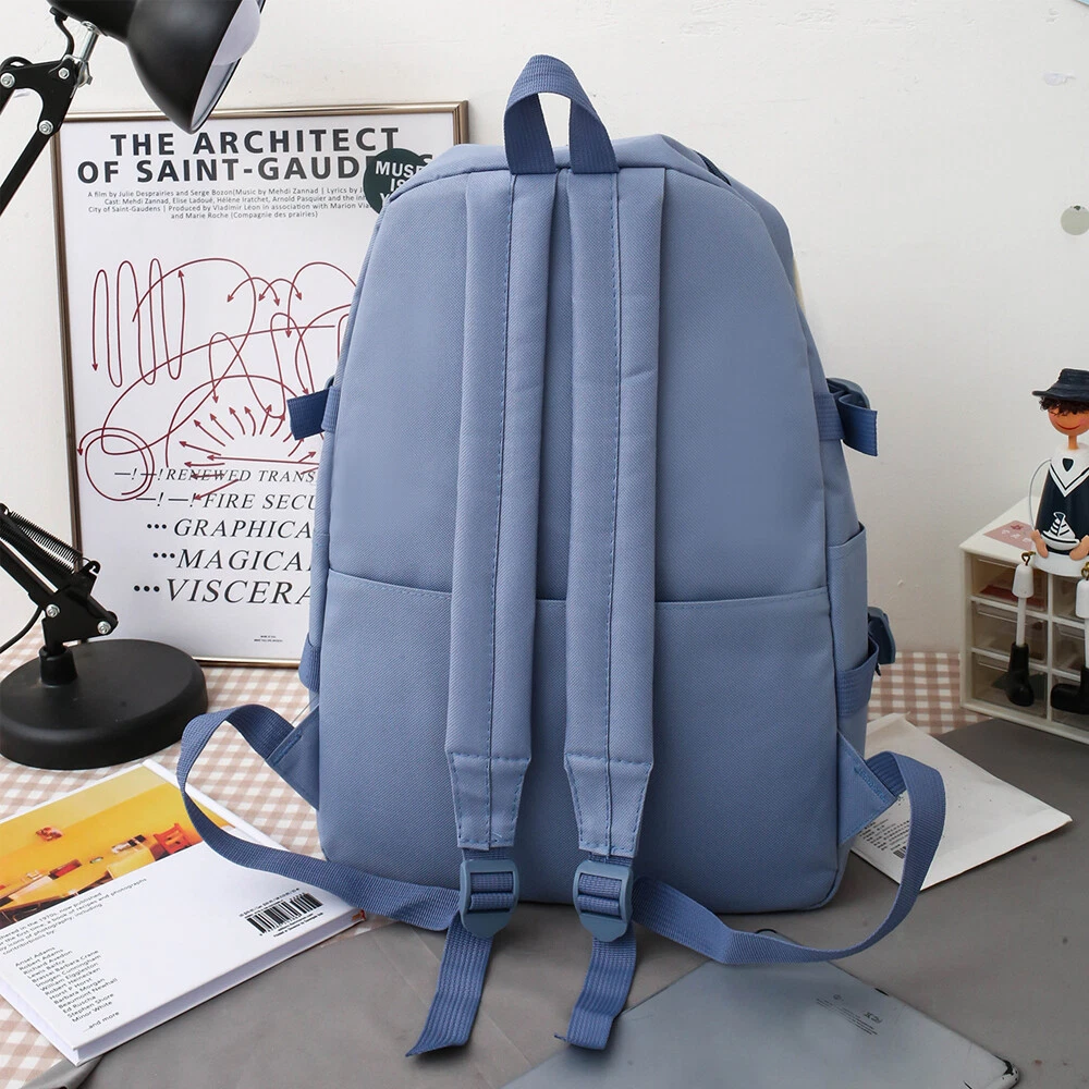 5Pcs Girls School Bag Set Women Backpack Student Bookbag Travel Bag Handbag - Picture 14 of 24