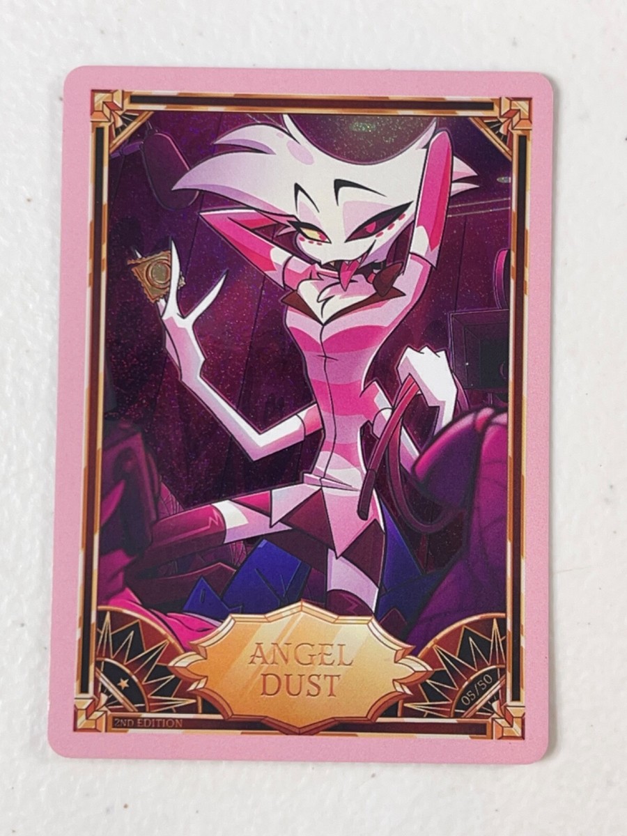 Hazbin Hotel Trading Card PINK FOIL ANGEL DUST 05/50 Second Hazbin Hotel Trading Card PINK FOIL ANGEL DUST 05/50 Second