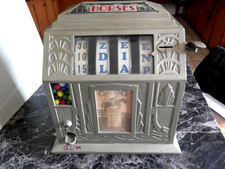 VINTAGE 1936 BUCKLEY 4 REEL "GOLDEN HORSES" TRADE STIMULATOR ~WORKS GREAT~VN!