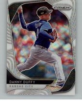 2020 Panini Prizm Danny Duffy 121   Kansas City Royals White Wave Prizm