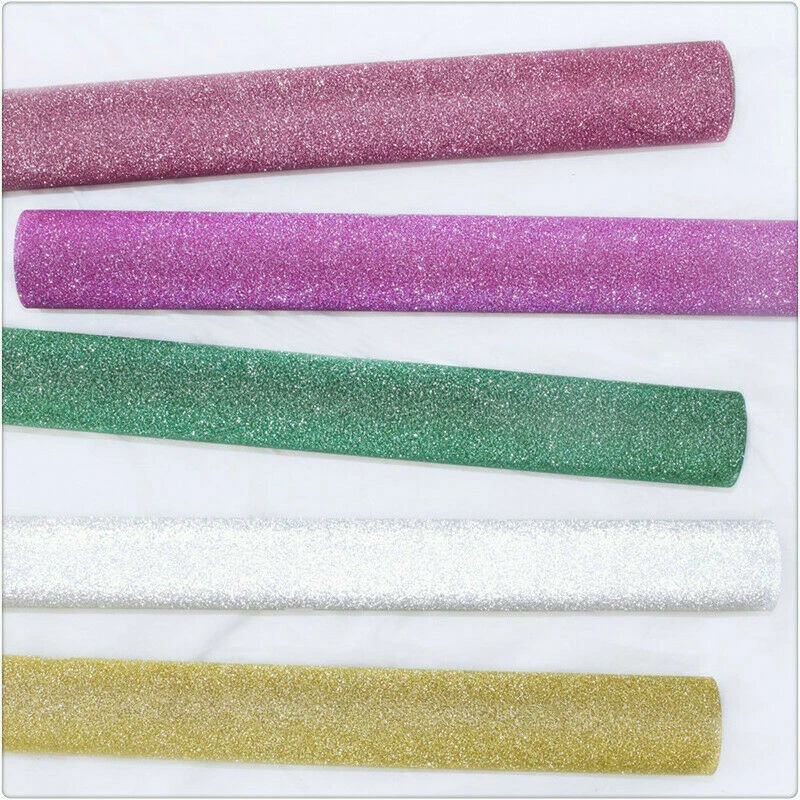 Self Adhesive Glitter Shiny Wallpaper DIY Craft Sticker Wall Home Adorn Gold - Image 3 of 4