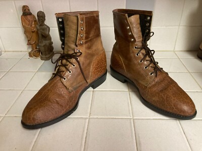 Ariat ATS Men’s Leather Black Lace Up Work Boots. Made In Mexico. Size 11. Ariat ATS Advance Torque Kiltie Boots Black Leather Womens  main image 3