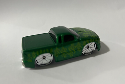 HOT WHEELS: 2003 Chevy S10 Pickup Truck ~ Green with $ Sign Logos