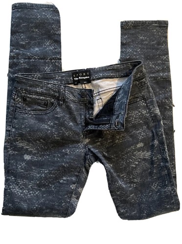 Jean Femme The Kooples Skinny Taille 34 - Coupe Slim, Couleur Bleu, Occasion Très Bon état