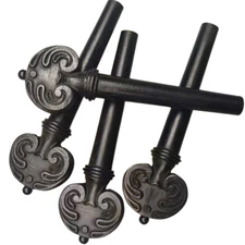 20pcs Carved Violin Pegs, Engraved Ebony wood Violin String tuning Peg Accessory