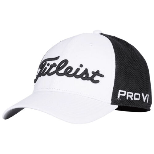 Cappello da golf Titleist Tour Performance Mesh berretto da baseball chiusura a scatto 2022 - Foto 1 di 2
