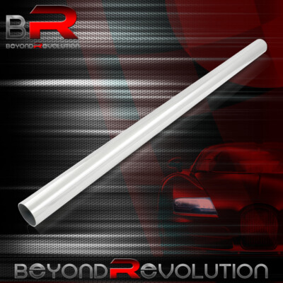 DIY Universal Auto 4FT Weld On Muffler S/S T304 Catback Header Exhaust 2.5'' Pipe