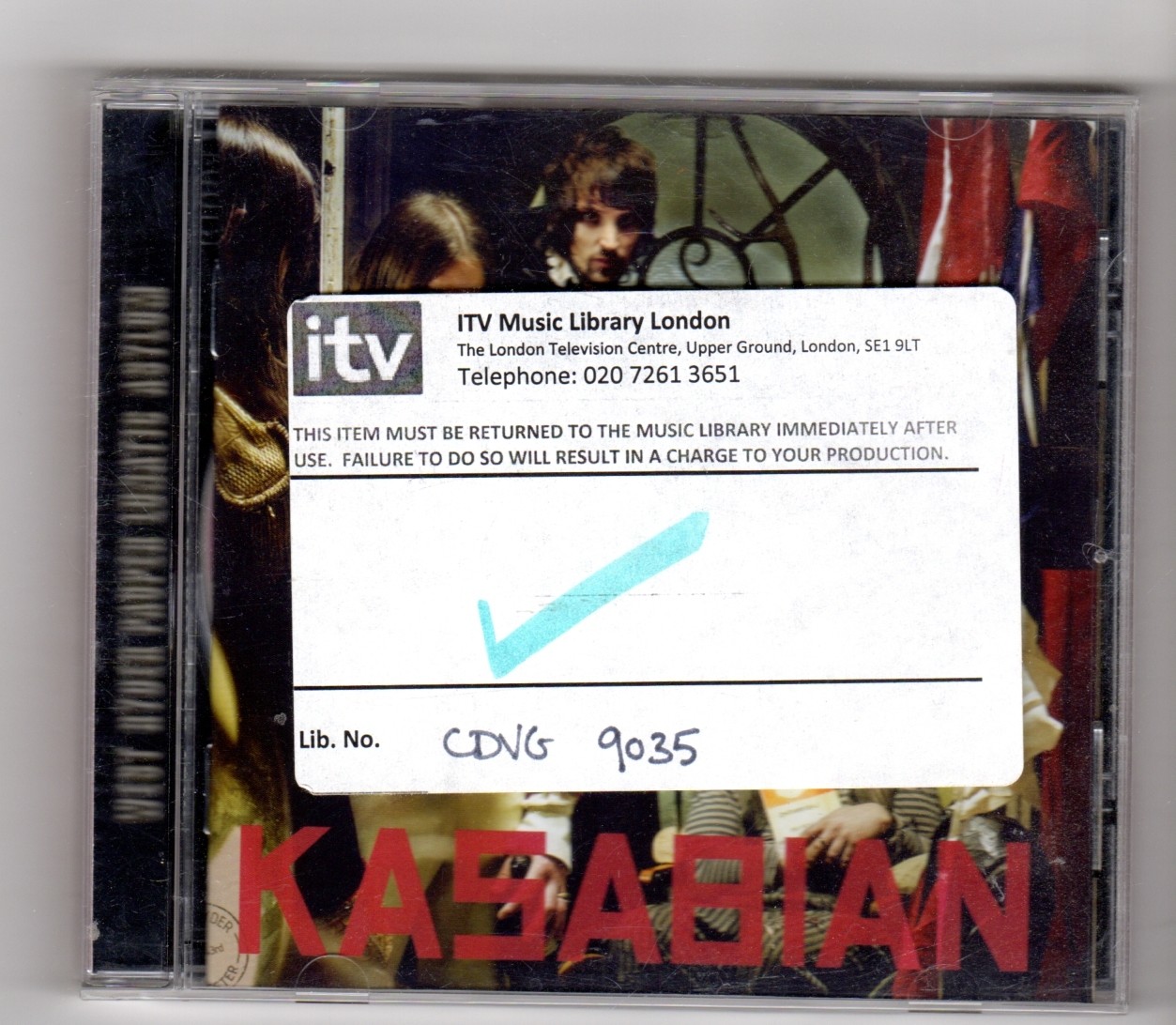 (IN981) Kasabian, West Ryder Pauper Lunatic Asylum - 2009 CD