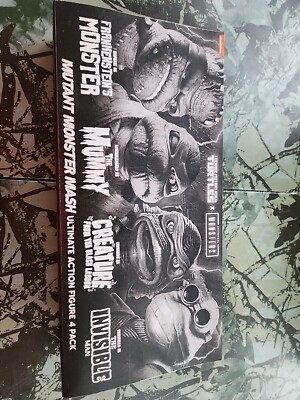 TMNT x Universal Monsters ~ Mutant Monster Mash Ultimate Action Figure 4 Pack