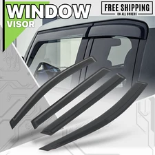 Tape-On Window Visor Shade Vent Wind Rain Deflector fit 13-21 Nissan Pathfinder